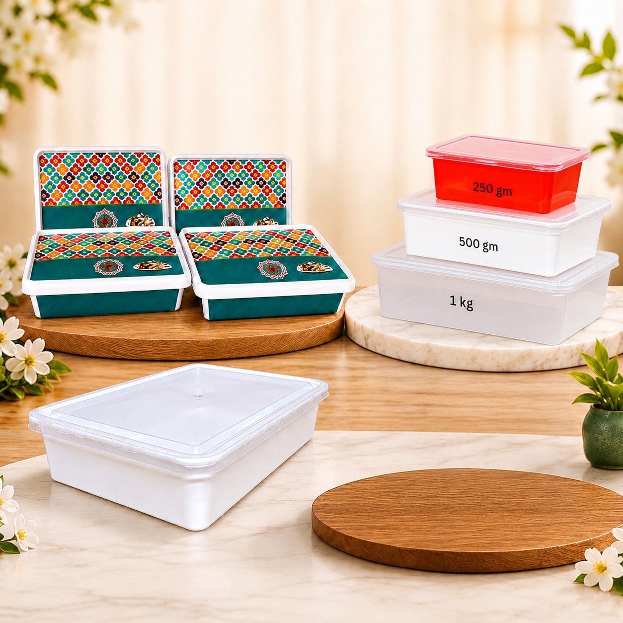 Plastic Sweet Boxes